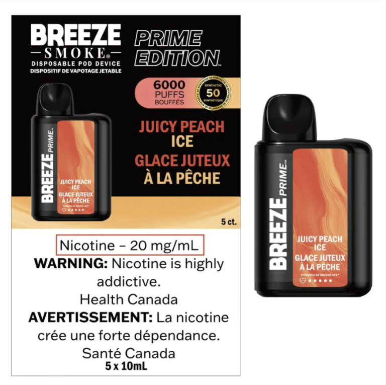 BreezePrime6000 JuicyPeachIce