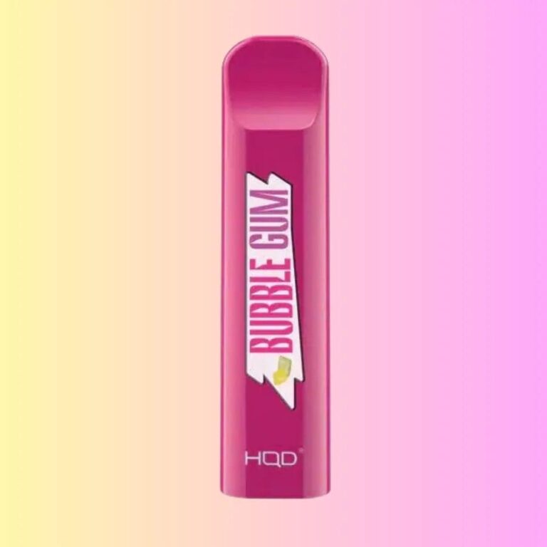 Bubblegum HQD Cuvie v1 Disposable Vape 300 Puffs disposable vape