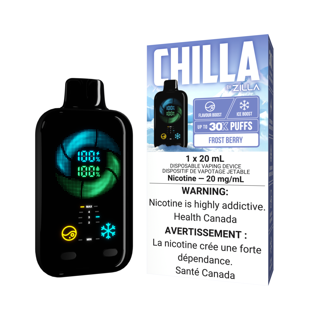 CHILLAbyZILLA DEVICE KITPACKAGE FROSTBERRY