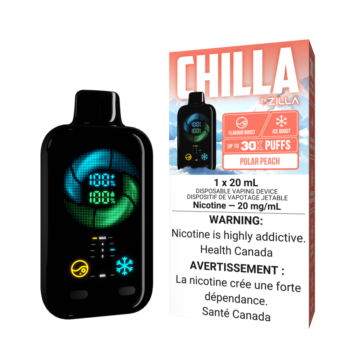CHILLAbyZILLA DEVICE KITPACKAGE POLARPEACH