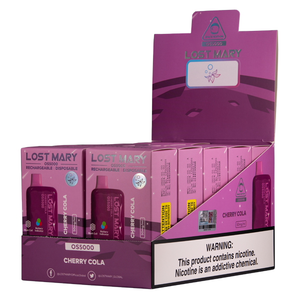 Cherry Cola Lost Mary OS5000 best review 8961