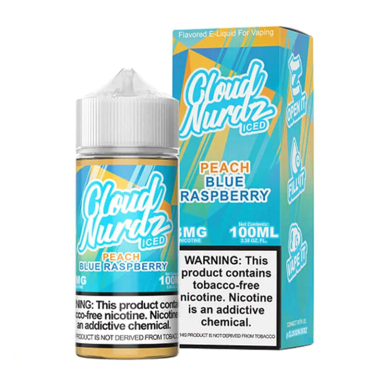 Cloud Nurdz E Liquid No Nicotine Vape Juice 100ml Peach Blue Raspberry best review 2814 829feb89 96de 42f5 a50b f04f20a638e5