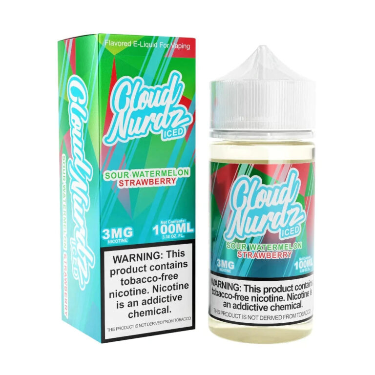 Cloud Nurdz E Liquid No Nicotine Vape Juice 100ml Sour Watermelon Strawberry best review 7129 dcd04acb 8b8b 4c42 bbe4 2b880d59bf7f