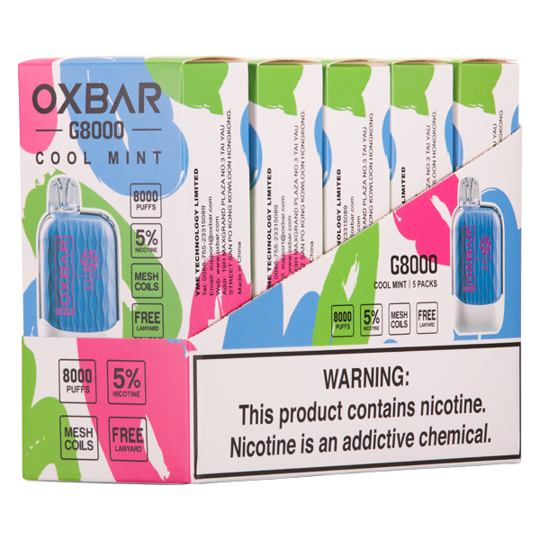 Cool Mint Oxbar G8000 best review 6030