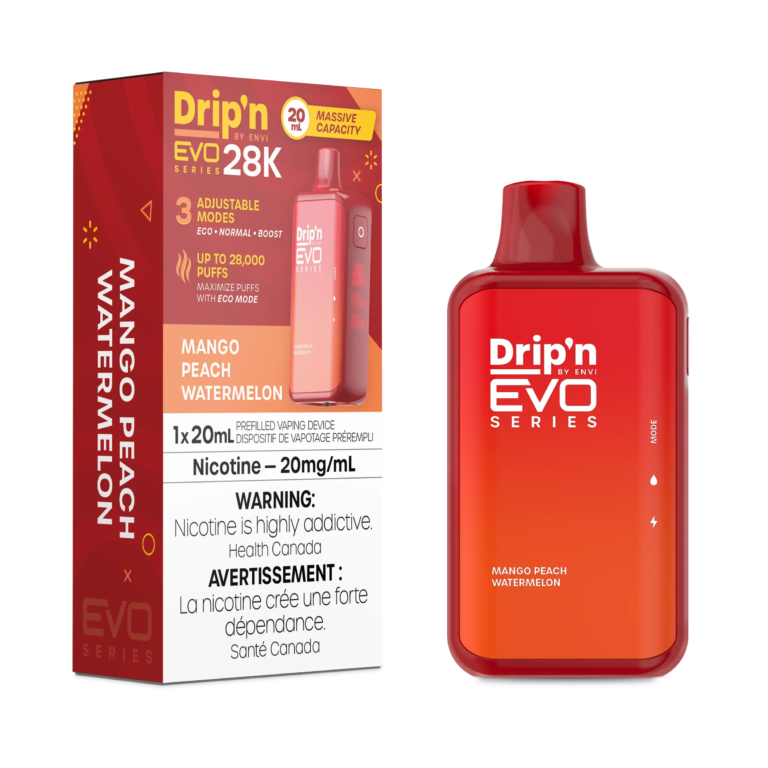 Dripn EVO 28K JUL2024 Device SP MangoPeachWatermelon