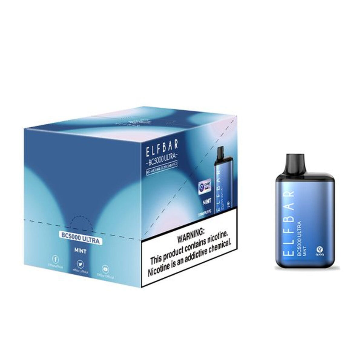 ElfBarUltra50MGMintsalesflavor