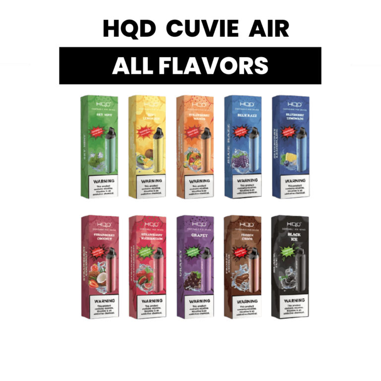 HQD Cuvie AIR 4000 Puffs Disposable Vape