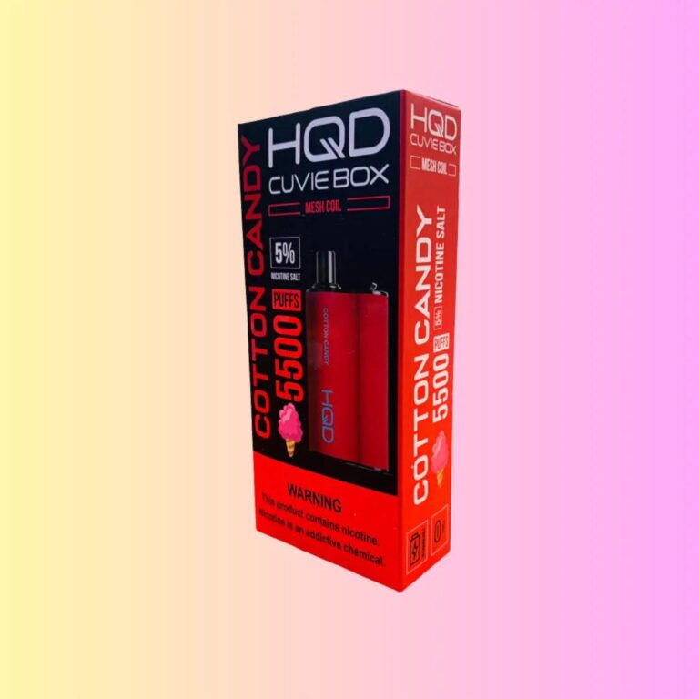 HQD Cuvie Box Cotton Candy 5 500 Puffs Disposable