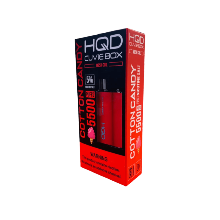 HQD Cuvie Box Cotton Candy 5 500 Puffs Disposable Vape