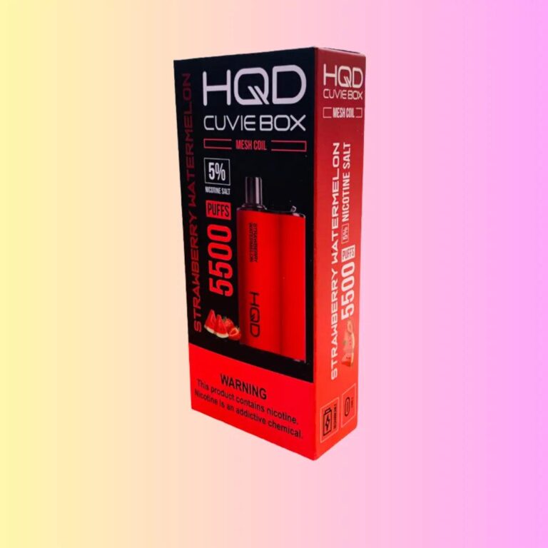 HQD Cuvie Box Strawberry Watermelon 5 500 Puffs Disposable