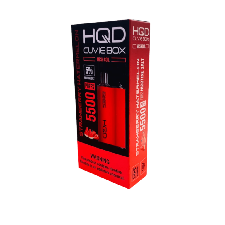 HQD Cuvie Box Strawberry Watermelon 5 500 Puffs Disposable Vape