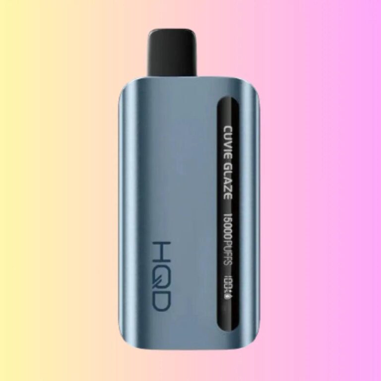 HQD Cuvie Glaze Blue Razz Ice 15 000 Puffs Disposable