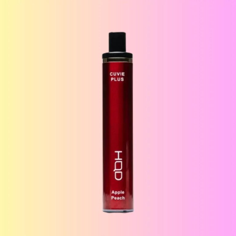 HQD Cuvie Plus Apple Peach 1200 puffs disposable vape
