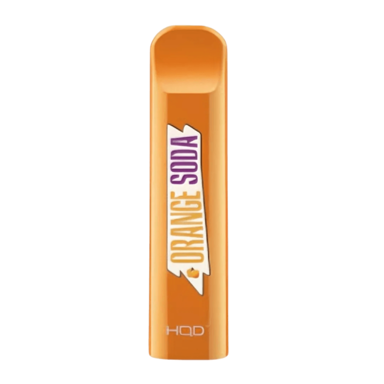 Orange Soda HQD Cuvie v1 Disposable Vape 300 Puffs disposable