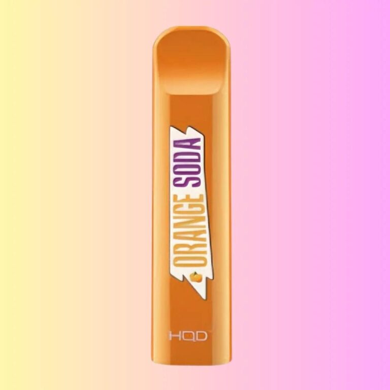 Orange Soda HQD Cuvie v1 Disposable Vape 300 Puffs vape