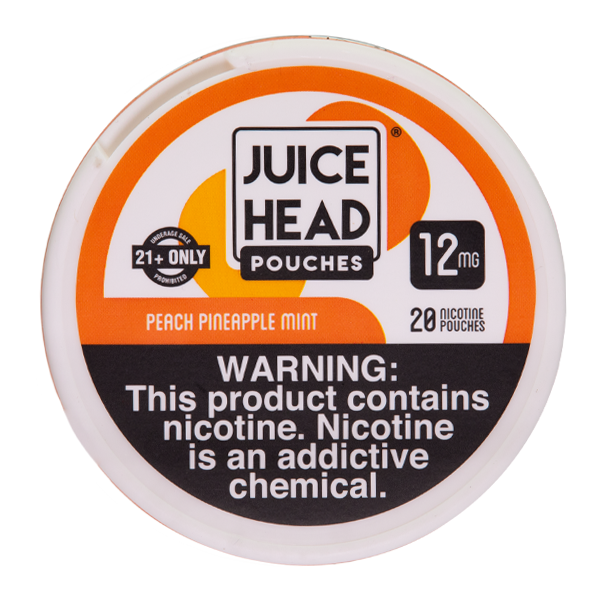 Peach Pineapple Mint Juice Head Nicotine Pouch 12mg