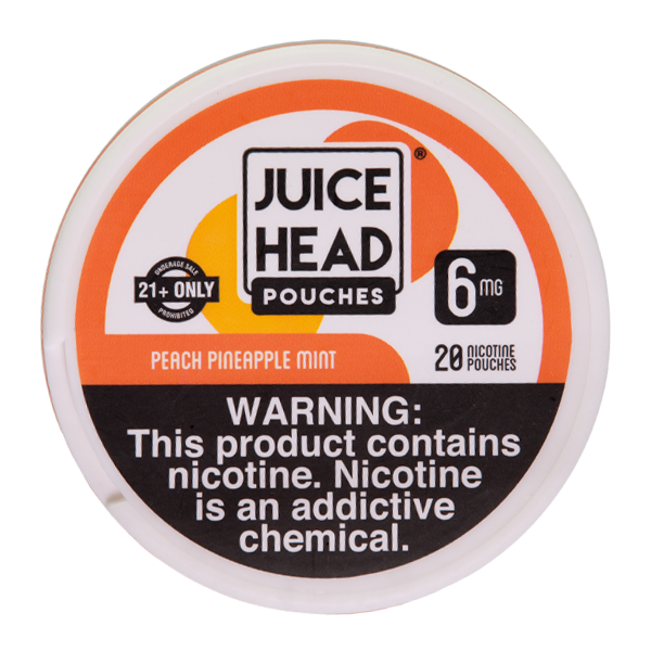 Peach Pineapple Mint Juice Head Nicotine Pouch 6mg