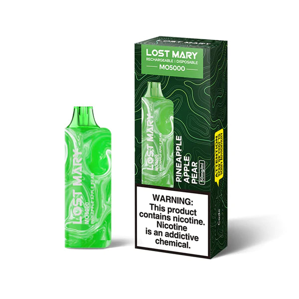PineappleApplePearLostMaryMO5000DisposableVapeKit5000Puffs13.5mlprice