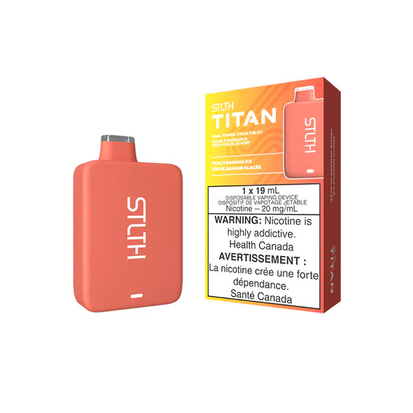 STLTH TITAN DISPOSABLE PEACH BANANA ICE