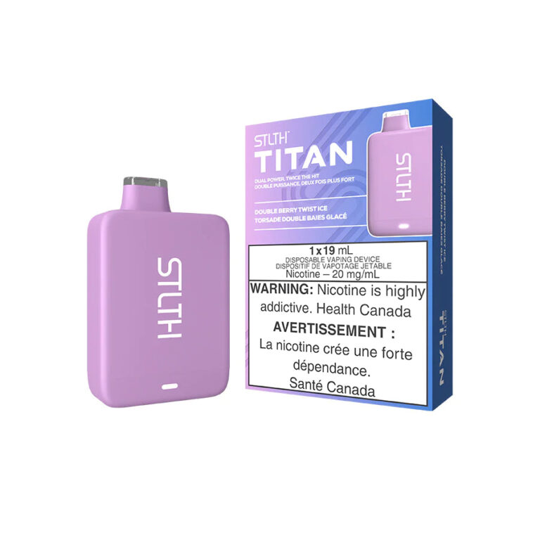 STLTH TITAN DISPOSABLE VAPE DOUBLE BERRY TWIST ICE
