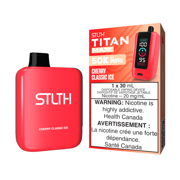 STLTHTITANMAX DEVICE KITPACKAGE CHERRYCLASSICICE