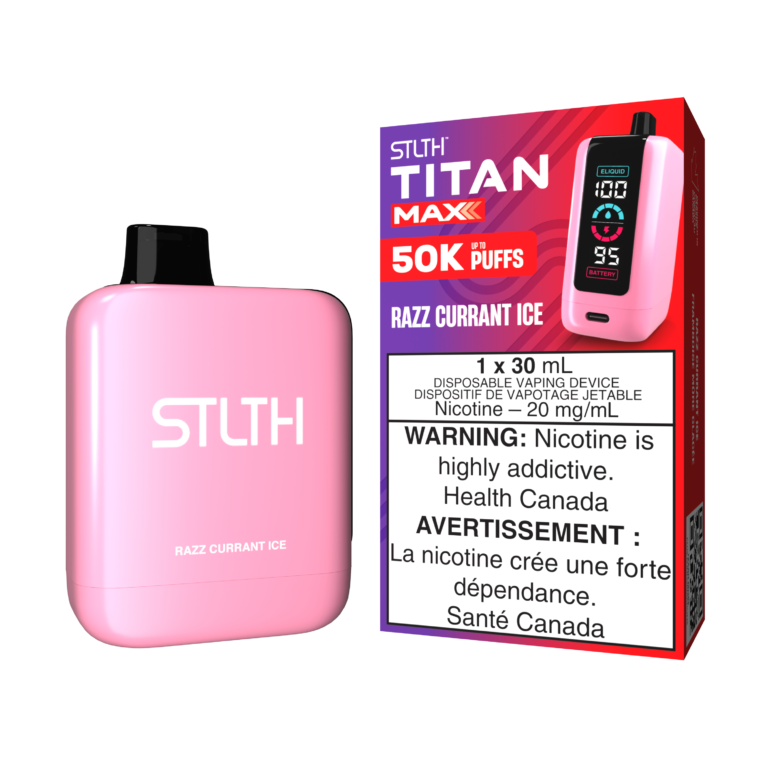 STLTHTITANMAX DEVICE KITPACKAGE RAZZCURRANTICE