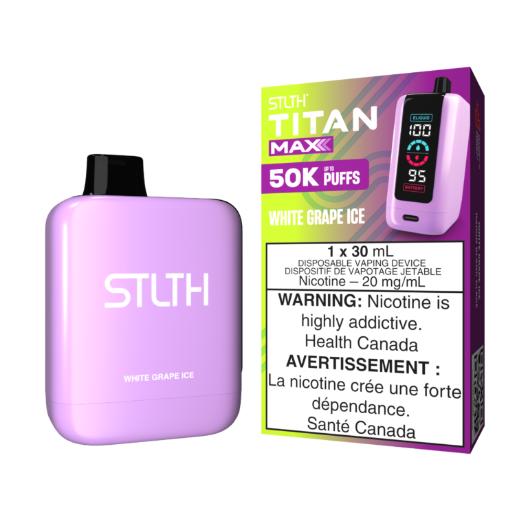 STLTHTITANMAX DEVICE KITPACKAGE WHITEGRAPEICE