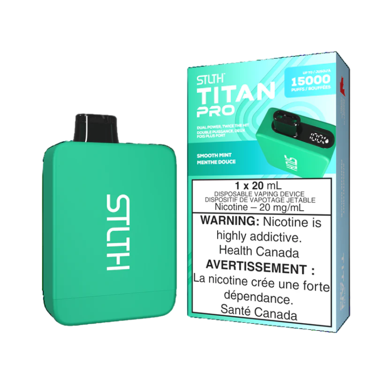 STLTHTITANPRO DEVICE KITPACKAGE SMOOTHMINT Photoroom