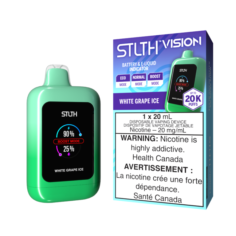 STLTHVISIONDISPOSABLE WHITEGRAPEICE