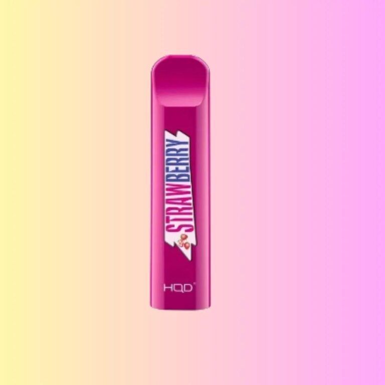 Strawberry HQD Cuvie v1 Disposable Vape 300 Puffs vape