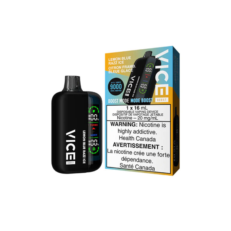 VICE BOOST DISPOSABLE LEMON BLUE RAZZ ICE