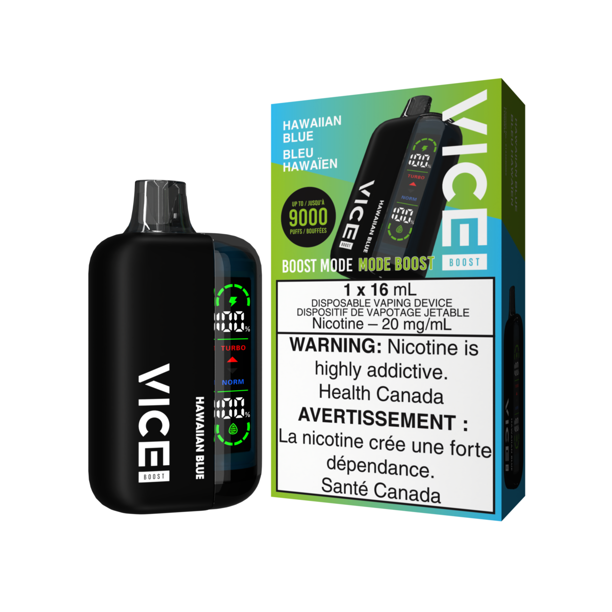 VICEBOOST DEVICE KITPACKAGE HAWAIIANBLUE