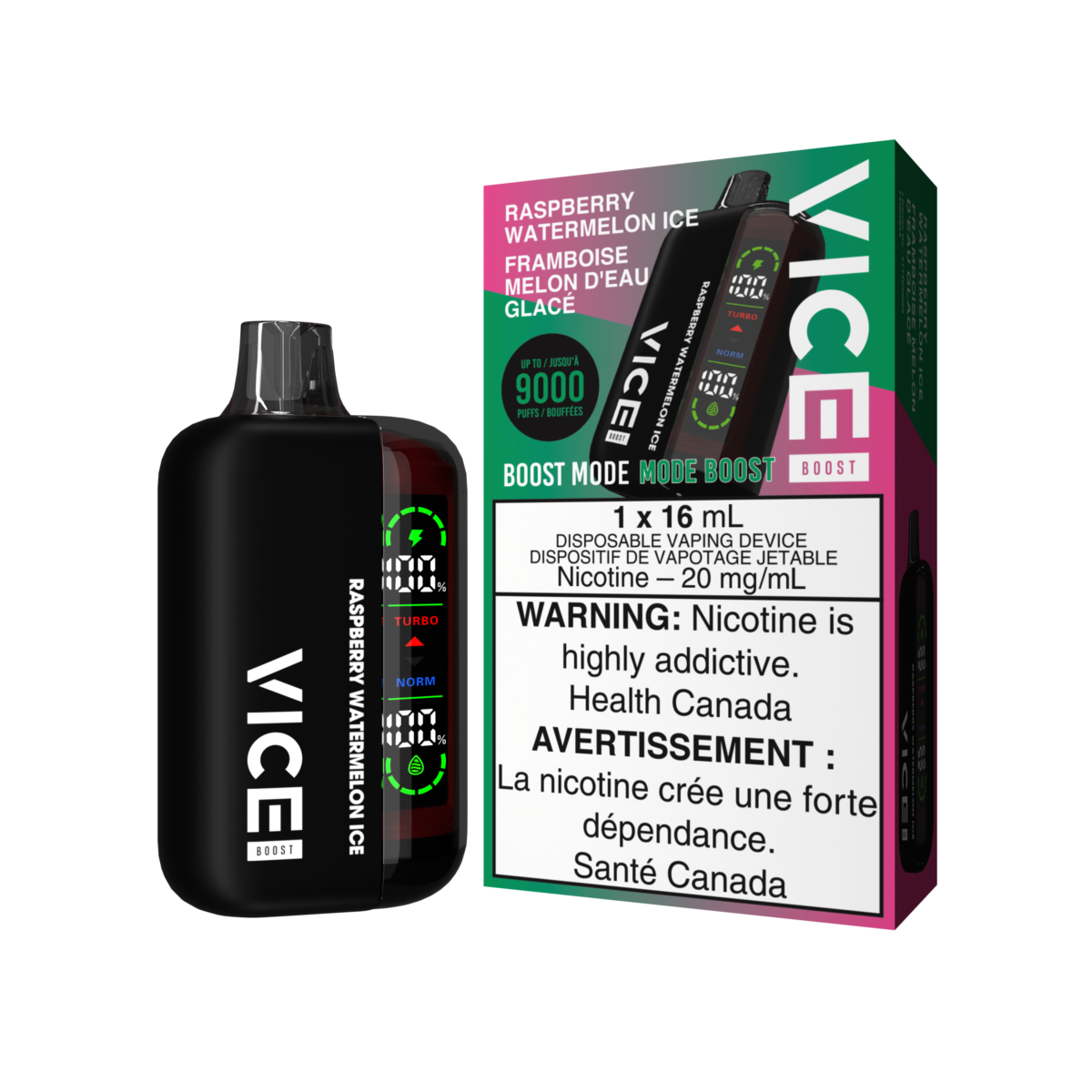 VICEBOOST DEVICE KITPACKAGE RASPBERRYWATERMELONICE
