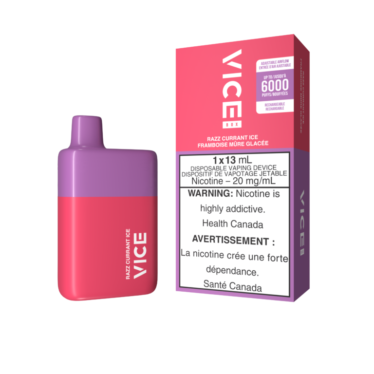 VICEBOXDisposable RazzCurrantIce20MG