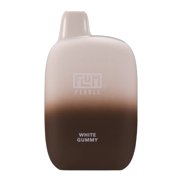 WhiteGummyFlumPebble6000PuffsRechargeableDisposableVape14ML