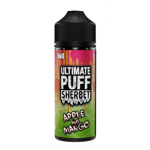 apple mango sherbet ultimate puff eliquid shortfill 100ml
