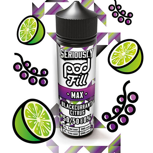 blackcurrant citrus doozy seriously podfill max 40ml