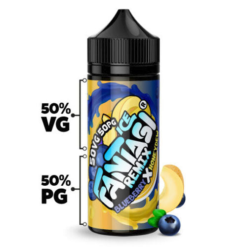 blueberry honeydew remix fantasi ice 50 50 100ml shortfill eliquid