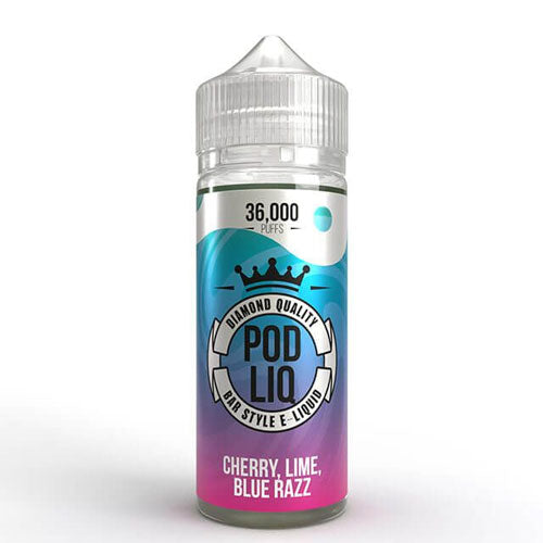 cherry lime blue razz podliq 100ml shortfill riot labs