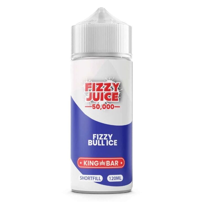 fizzy bull ice fizzy juice king bar shortfill 100ml
