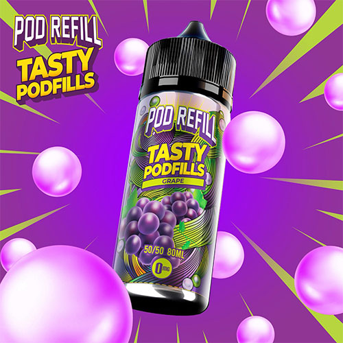 grape tasty podfills 80ml shortfill tasty fruity
