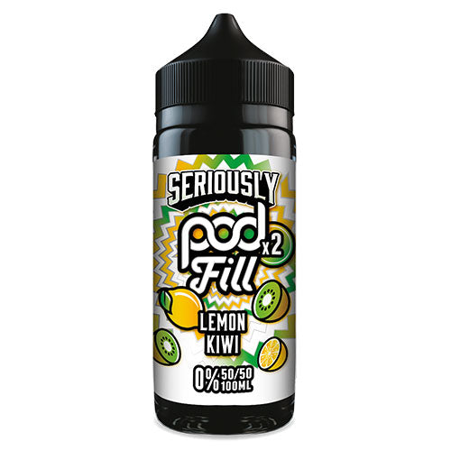 lemon kiwi seriously podfill x2 100ml shortfill