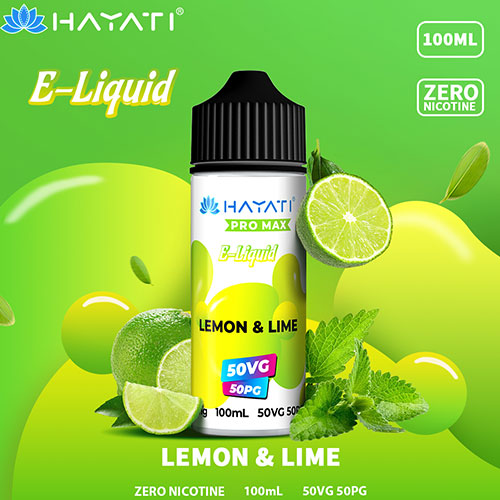 lemon lime hayati pro max 100ml 50vg eliquid 1
