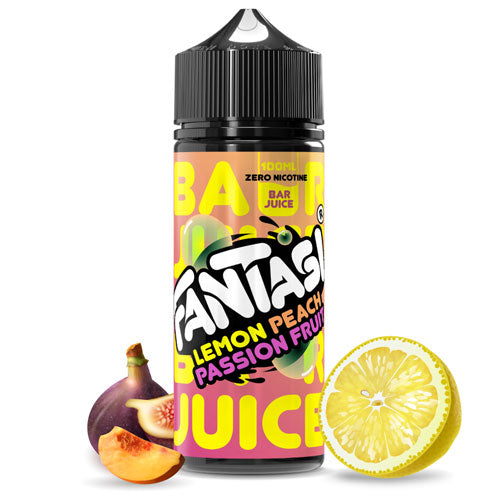 lemon peach passion fruit fantasi bar juice 100ml 5050