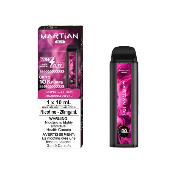 marz martian 10k raspberry lemon vapor shoppe