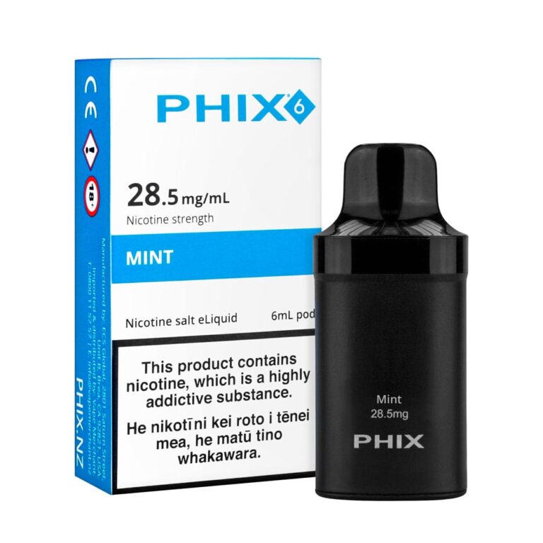 phix 6 mint disposable pod vape shop nz 32887197204537
