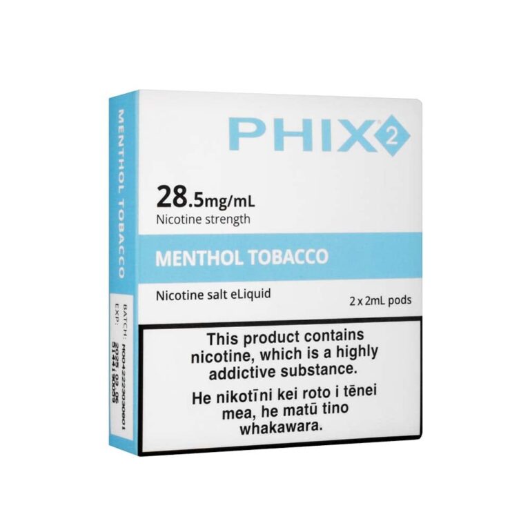 phix disposable pods menthol tobacco vape shop nz 31680936542265