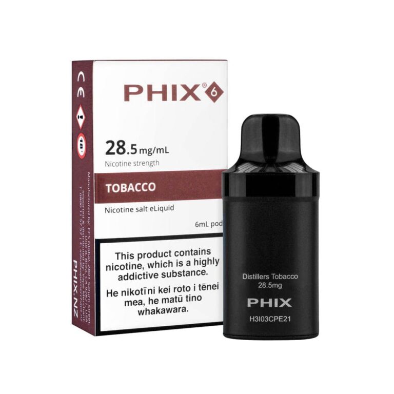 phix distillers tobacco pod vape shop nz 33841947050041