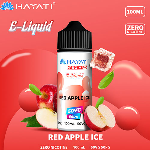 red apple ice hayati pro max 100ml 50vg eliquid 1