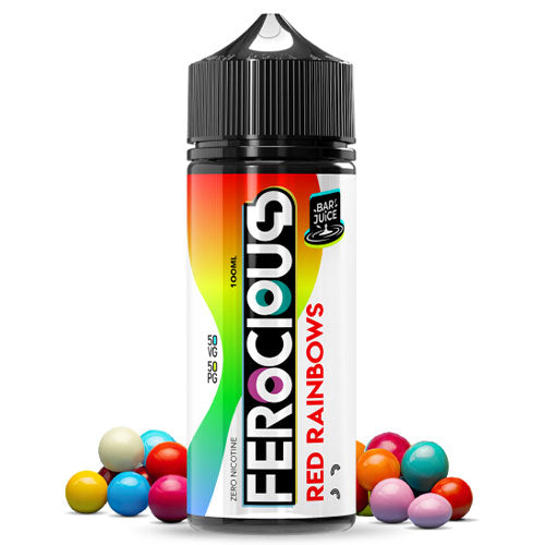 red rainbows ferocious bar juice 100ml 50vg